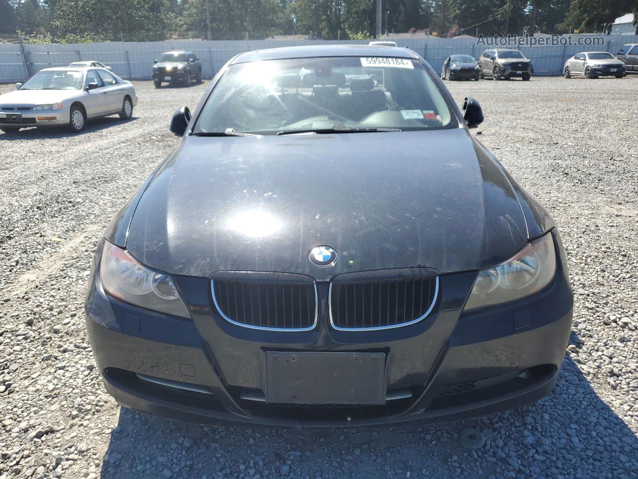 2008 Bmw 328 I Sulev Black vin: WBAVC53538FZ83389