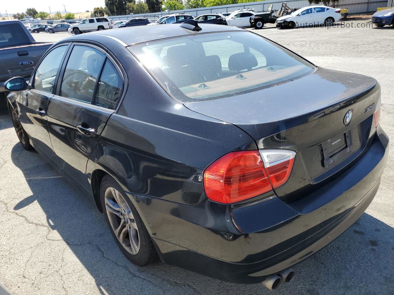 2008 Bmw 328 I Sulev Black vin: WBAVC53538FZ83912