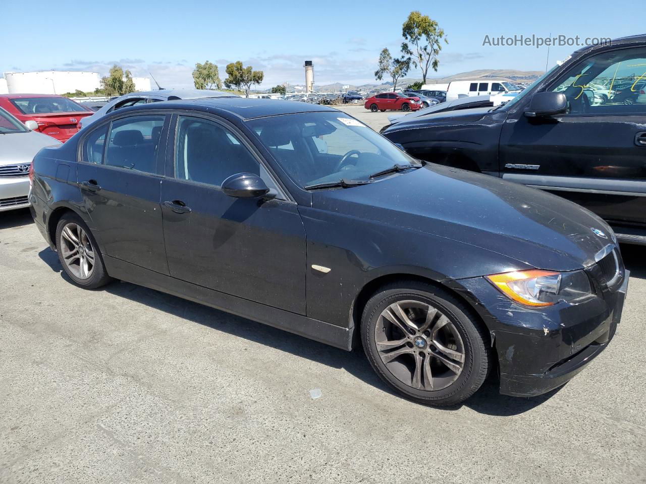 2008 Bmw 328 I Sulev Black vin: WBAVC53538FZ83912