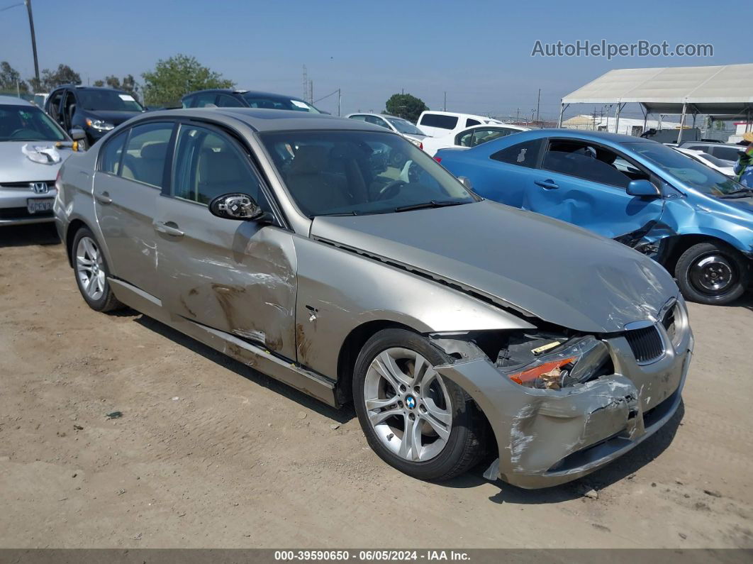 2008 Bmw 328i   Beige vin: WBAVC53558FZ87539