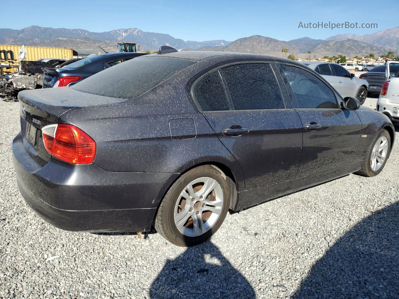 2008 Bmw 328 I Sulev Charcoal vin: WBAVC53568FZ87260