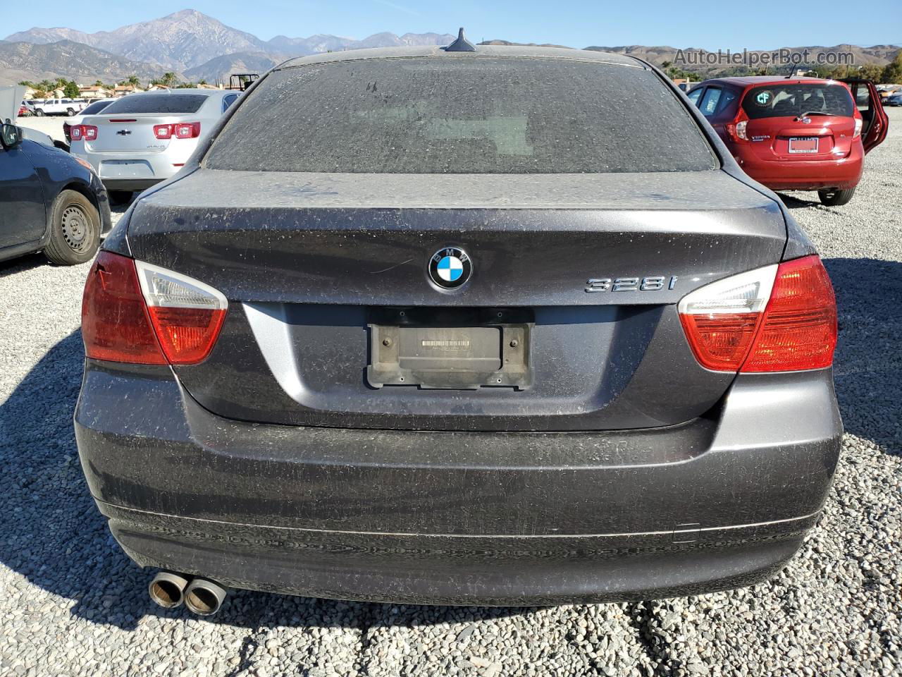 2008 Bmw 328 I Sulev Charcoal vin: WBAVC53568FZ87260