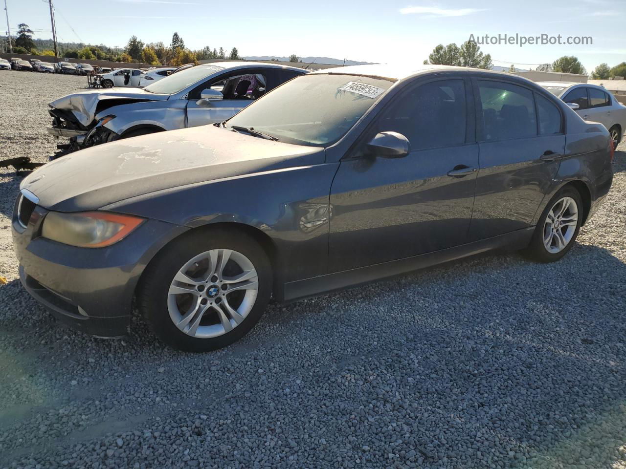 2008 Bmw 328 I Sulev Charcoal vin: WBAVC53568FZ87260