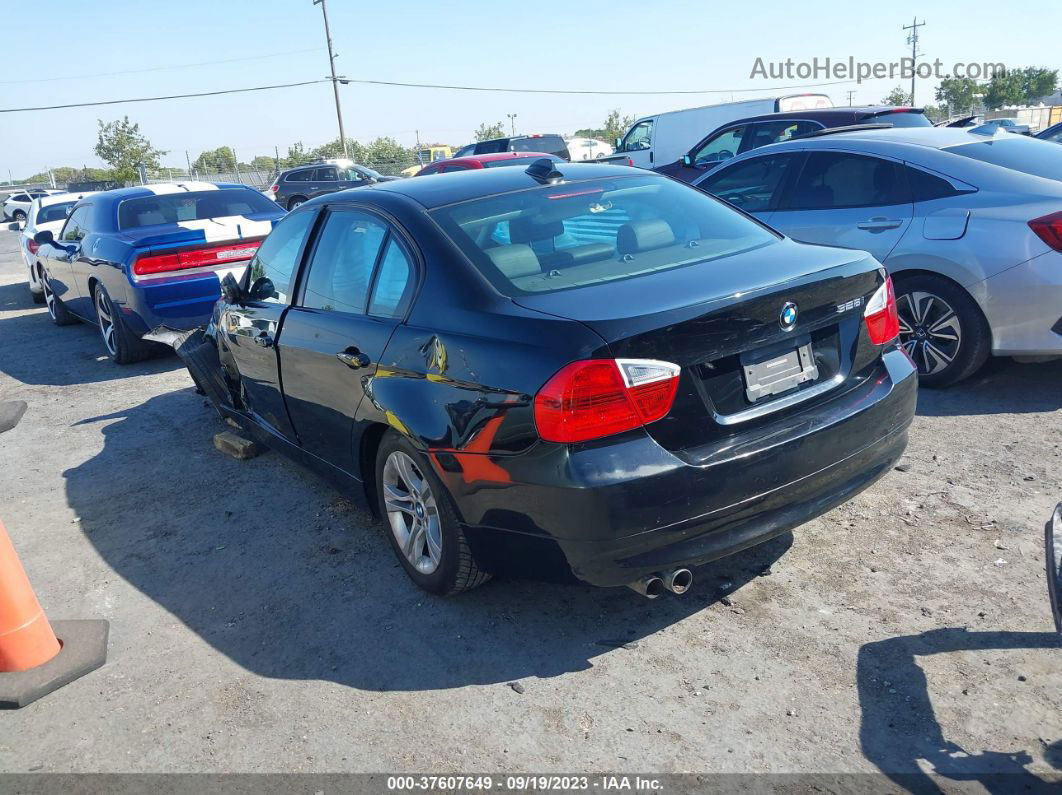 2008 Bmw 3 Series 328i Black vin: WBAVC535X8FZ84748