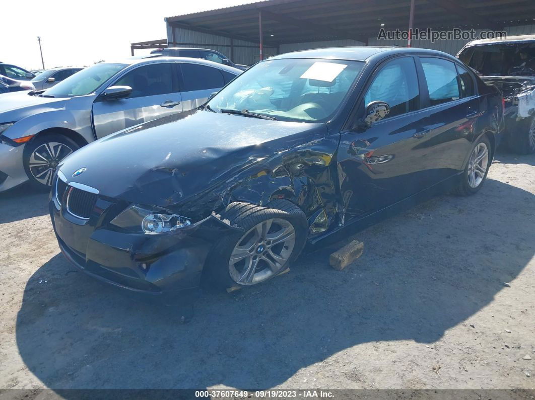 2008 Bmw 3 Series 328i Black vin: WBAVC535X8FZ84748