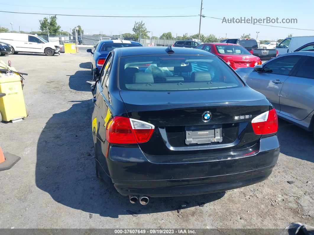 2008 Bmw 3 Series 328i Black vin: WBAVC535X8FZ84748