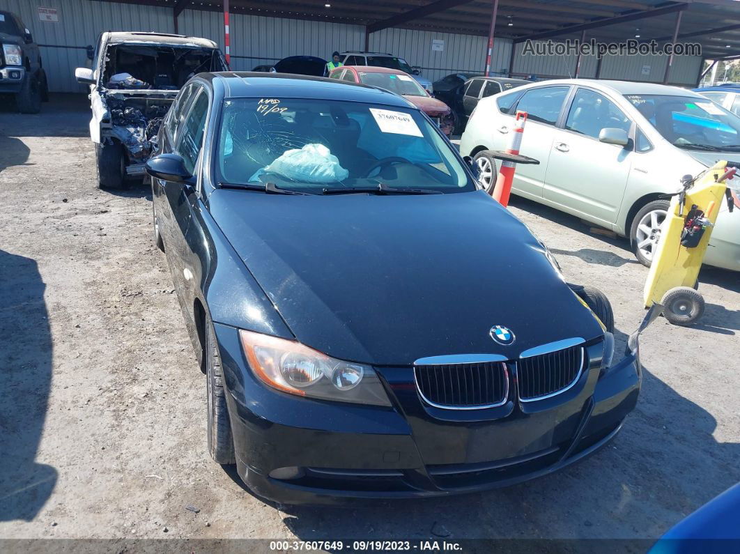 2008 Bmw 3 Series 328i Black vin: WBAVC535X8FZ84748