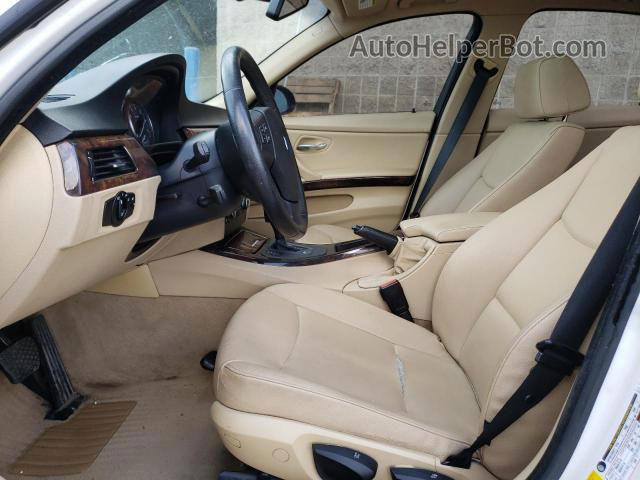 2008 Bmw 328 I Sulev Белый vin: WBAVC57518NK77554