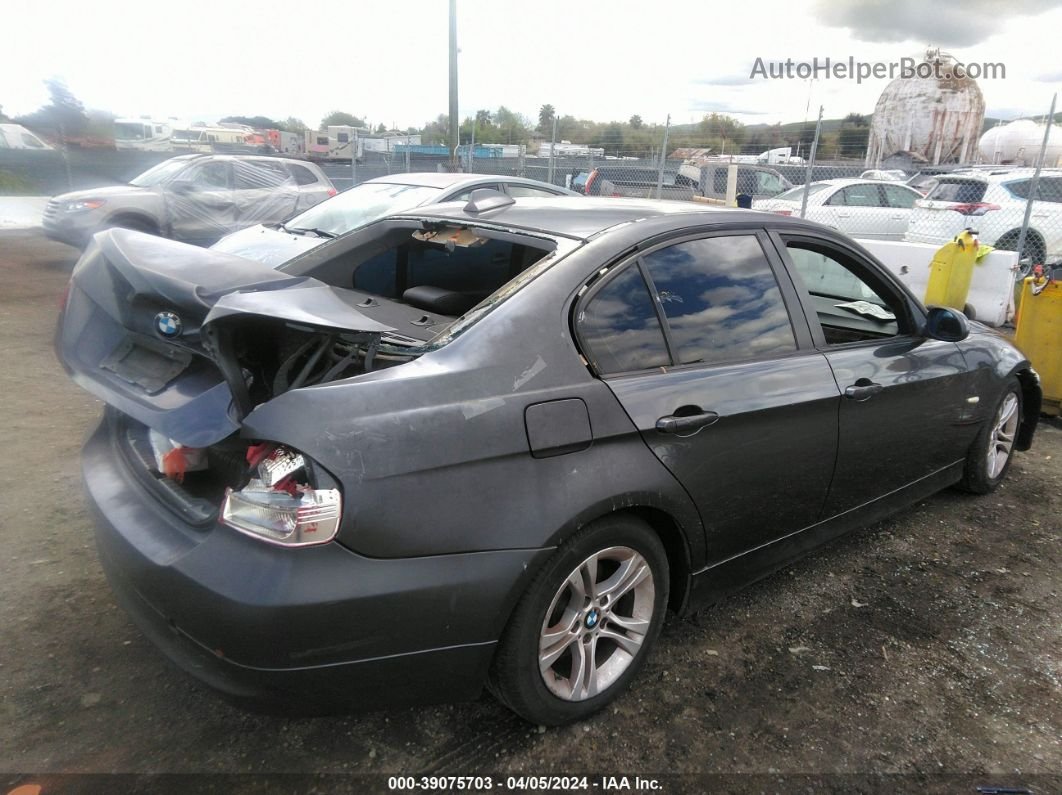 2008 Bmw 328i   Gray vin: WBAVC57518NK77828