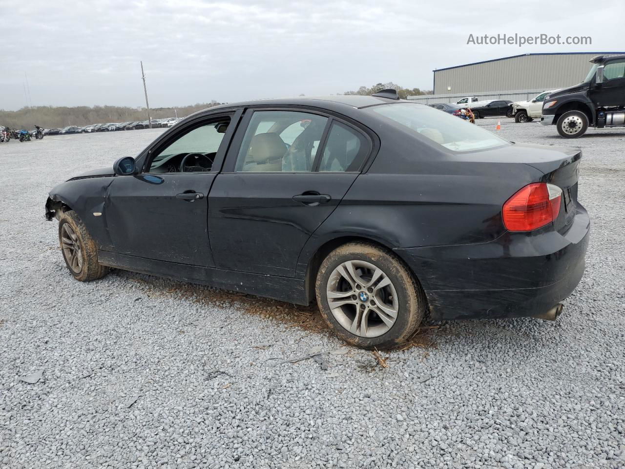 2008 Bmw 328 I Sulev Black vin: WBAVC57528NK78082