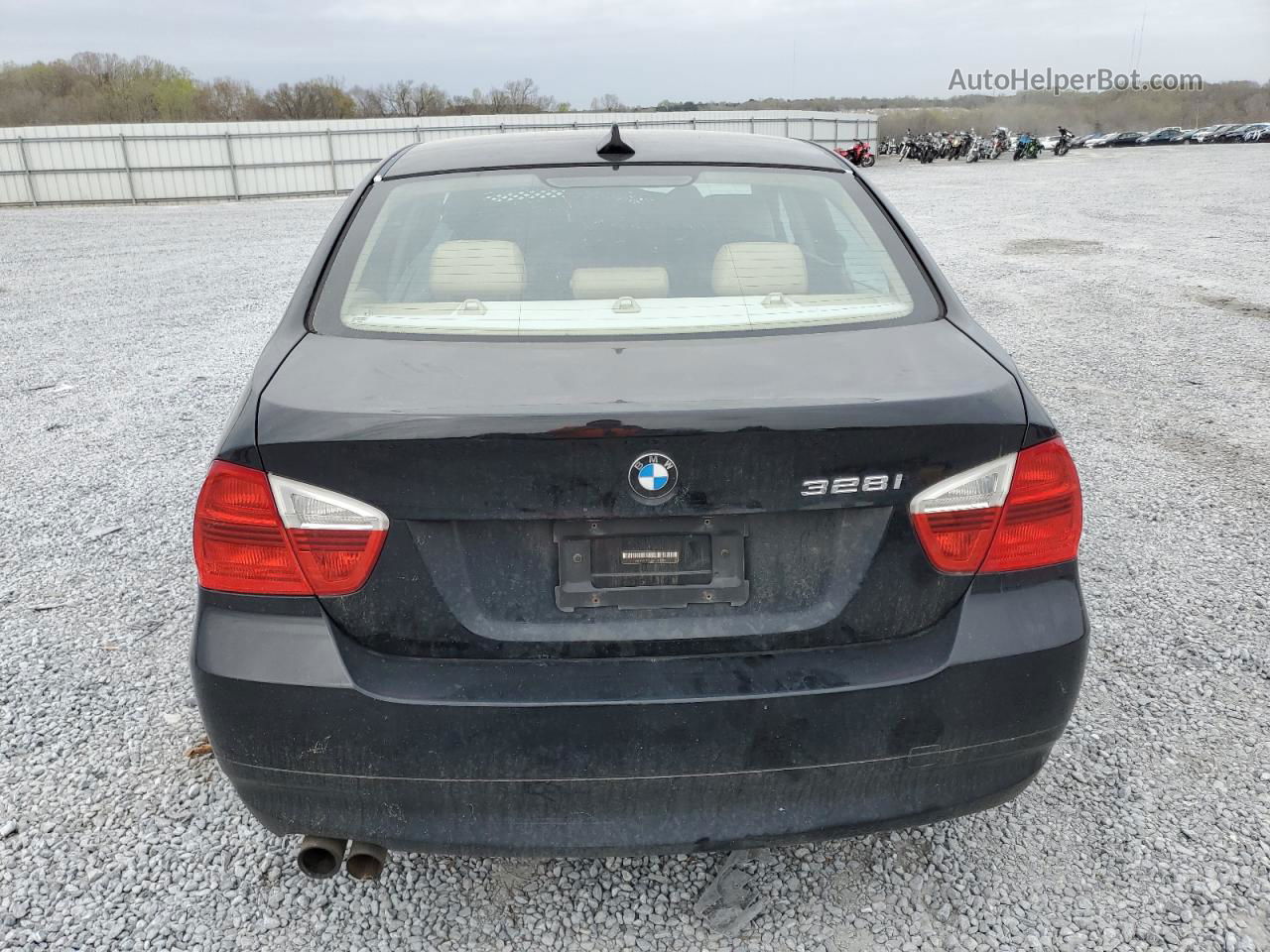 2008 Bmw 328 I Sulev Black vin: WBAVC57528NK78082