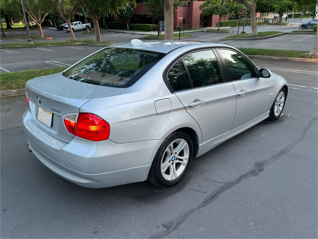 2008 Bmw 328 I Sulev Silver vin: WBAVC57588NK78216