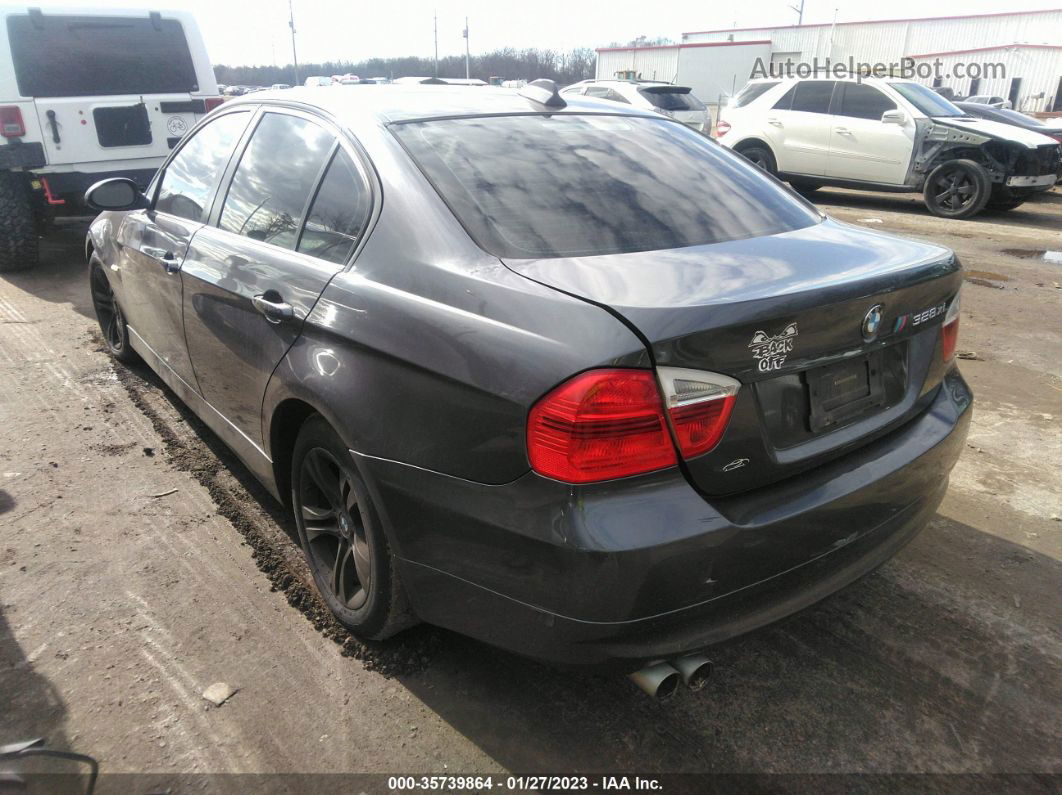 2008 Bmw 328xi Gray vin: WBAVC73508KP38567