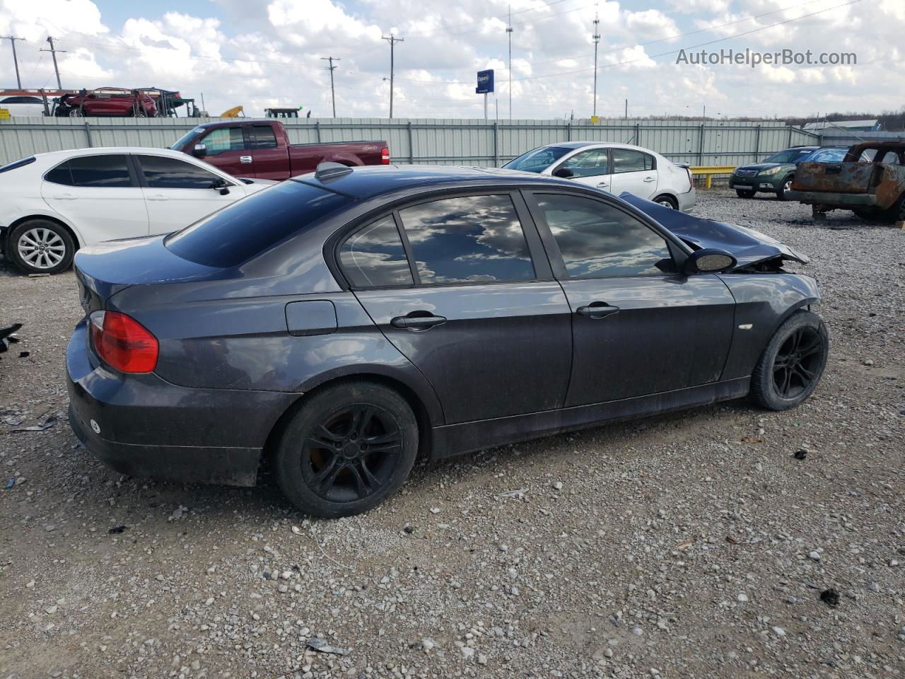 2008 Bmw 328 Xi Sulev Серый vin: WBAVC73508KX90829