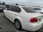 2008 Bmw 3 Series 328xi White vin: WBAVC73508KX91740