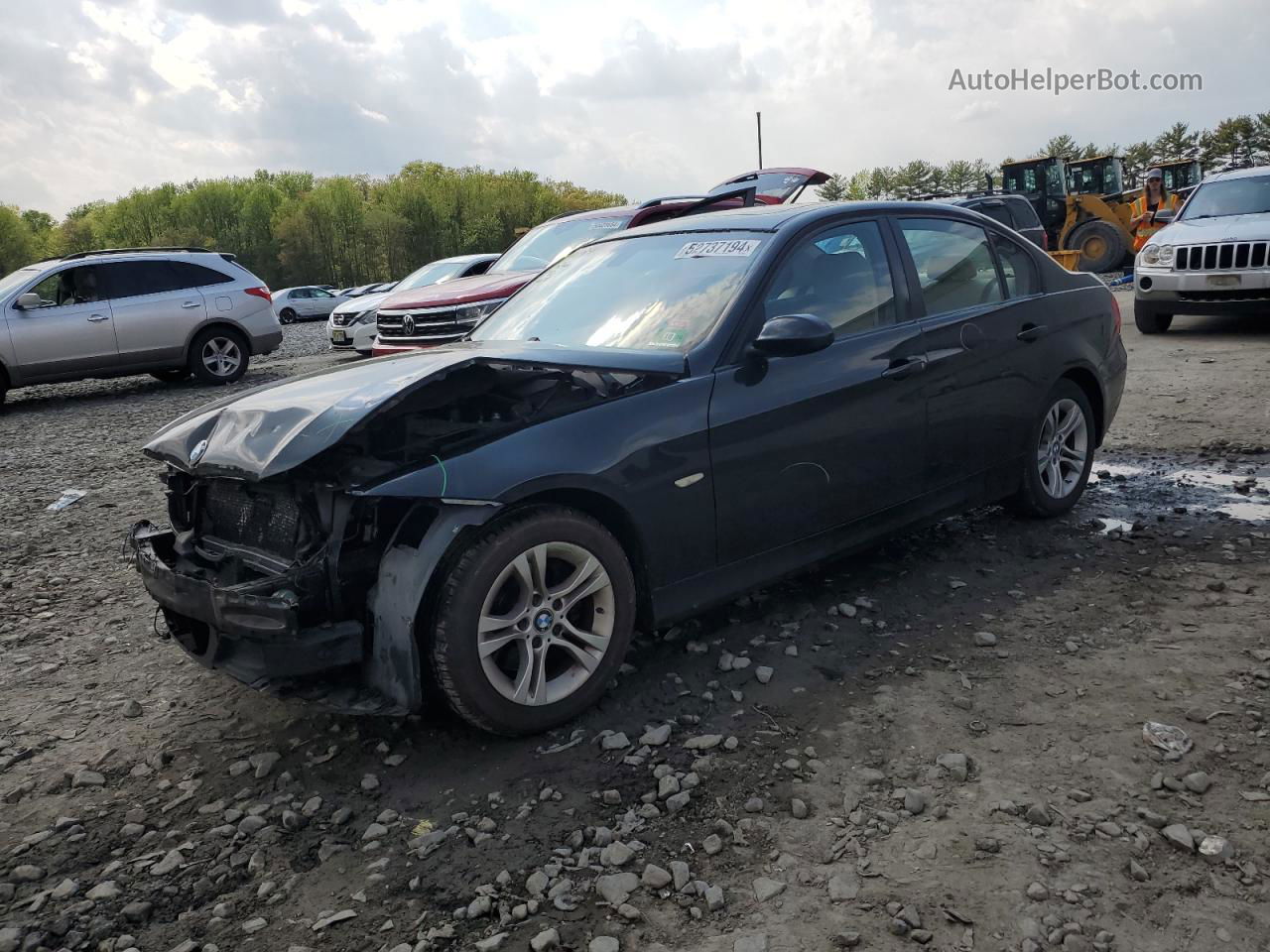 2008 Bmw 328 Xi Sulev Black vin: WBAVC73528KX90203