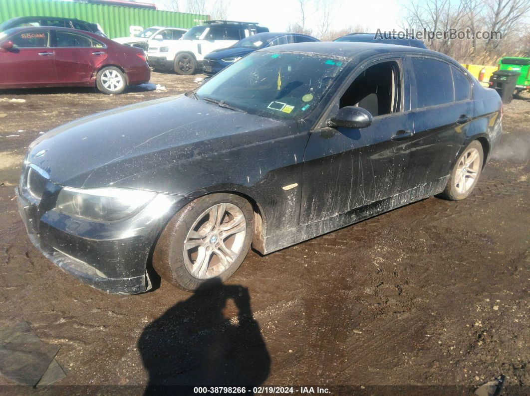 2008 Bmw 328xi   Черный vin: WBAVC73548KX91174