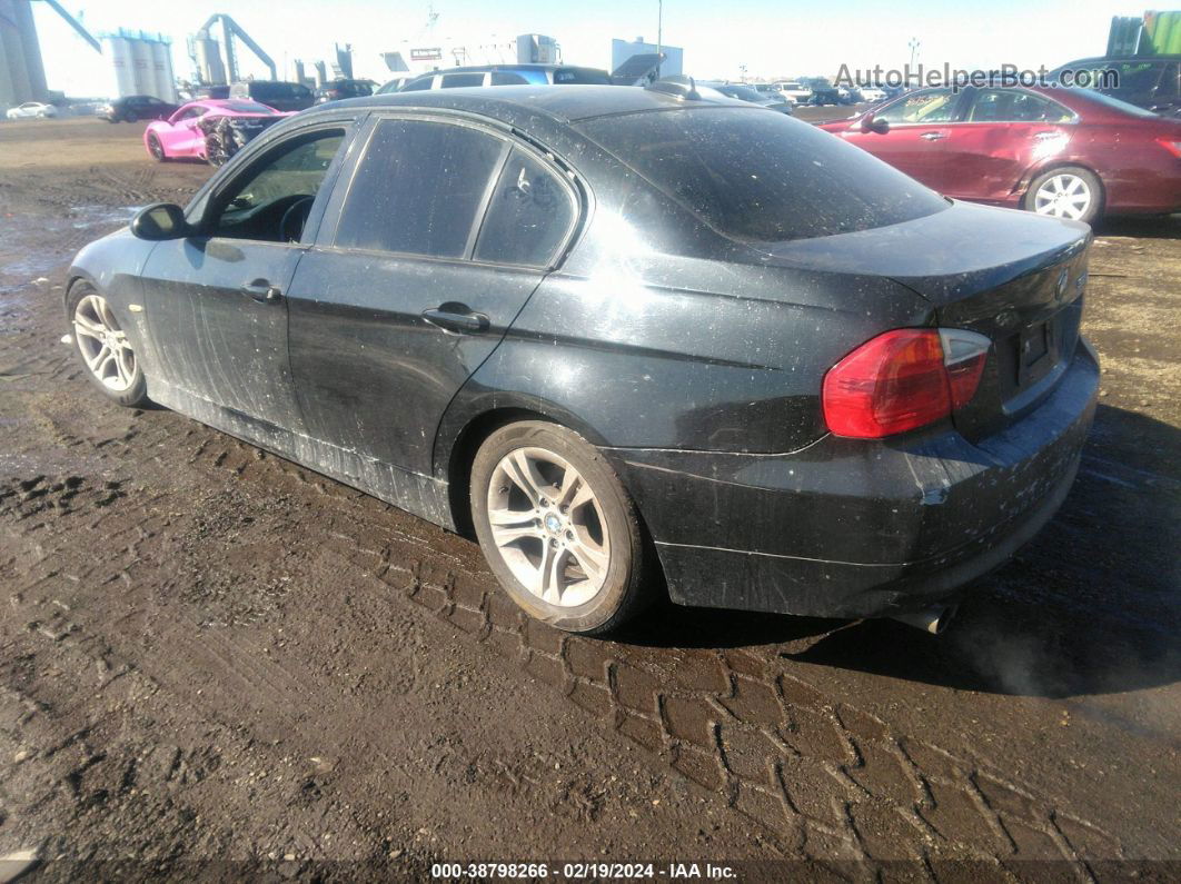 2008 Bmw 328xi   Черный vin: WBAVC73548KX91174