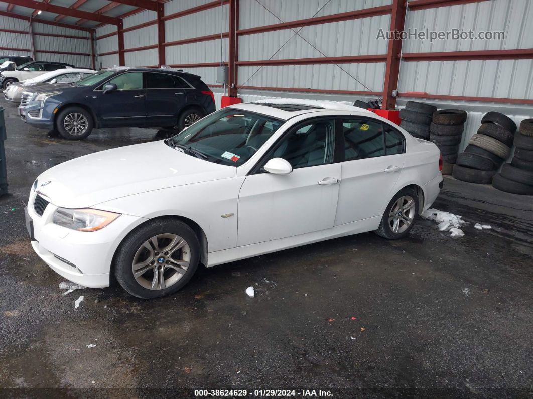 2008 Bmw 328xi   Белый vin: WBAVC73568KP38900