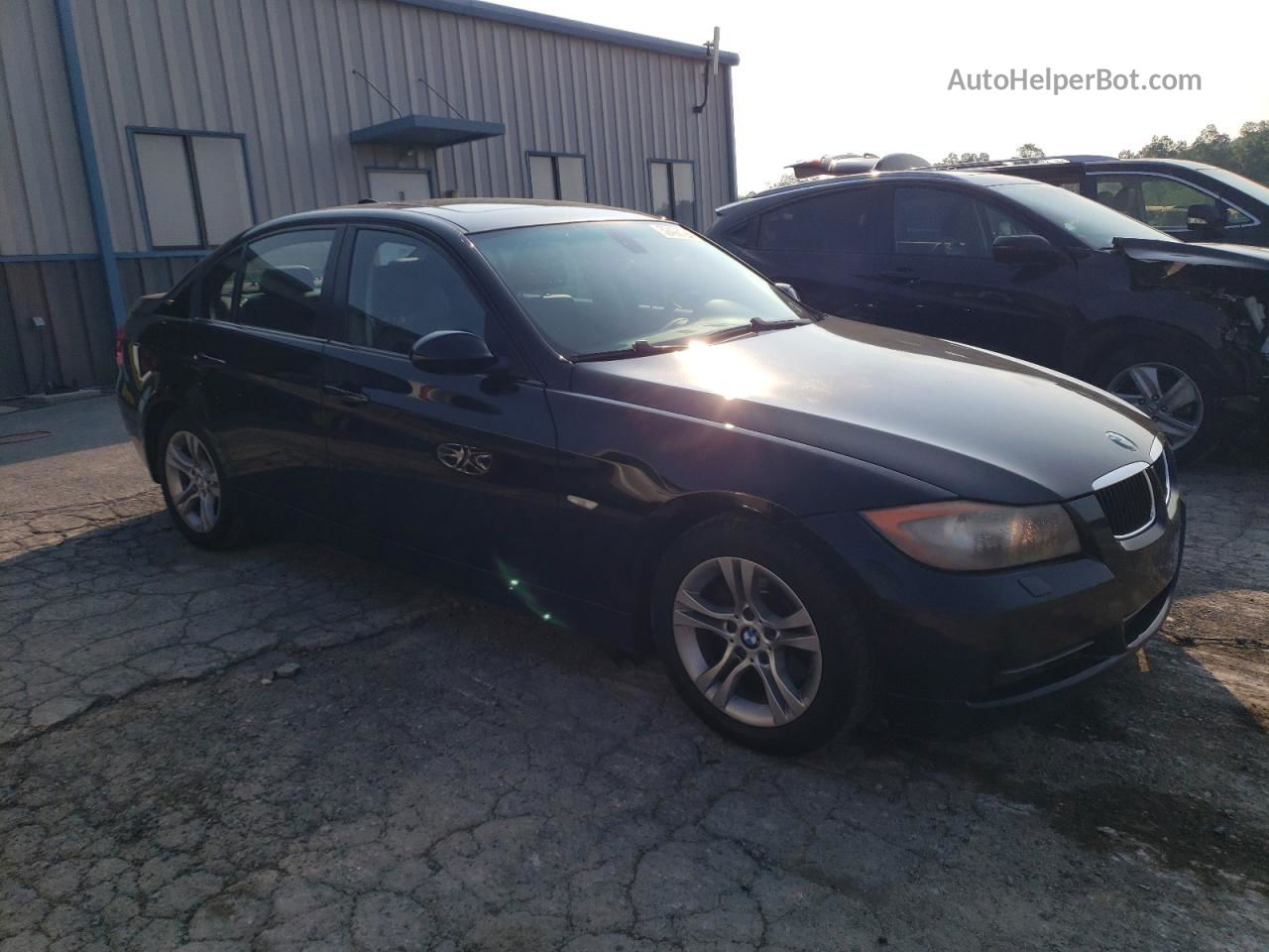 2008 Bmw 328 Xi Sulev Черный vin: WBAVC73598KP37837