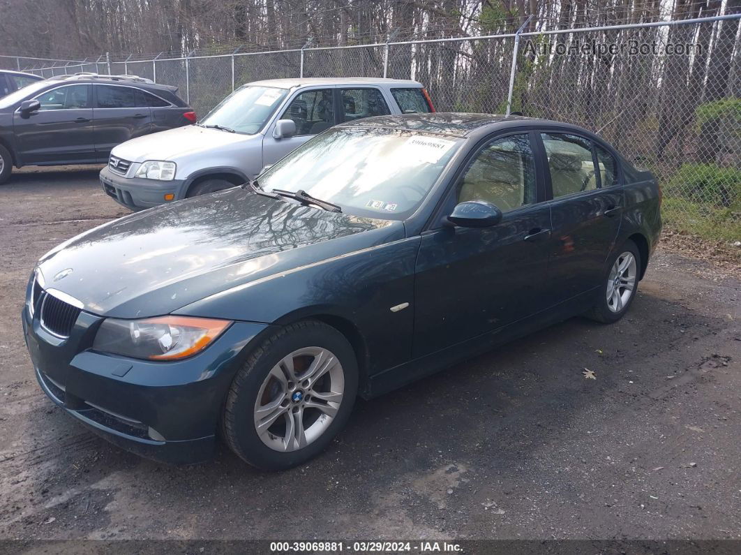 2008 Bmw 328xi   Green vin: WBAVC73598KX91395