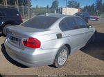 2008 Bmw 328xi   Silver vin: WBAVC73598KX91526