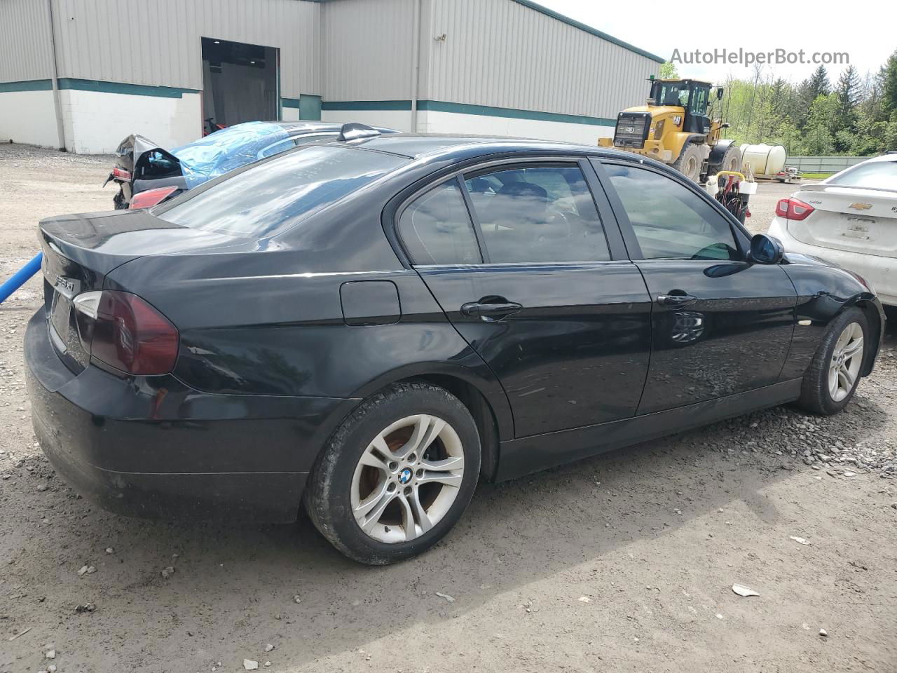 2008 Bmw 328 Xi Sulev Черный vin: WBAVC735X8KP38138