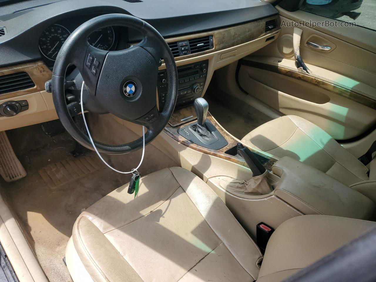 2008 Bmw 328 Xi Sulev Черный vin: WBAVC735X8KP38138