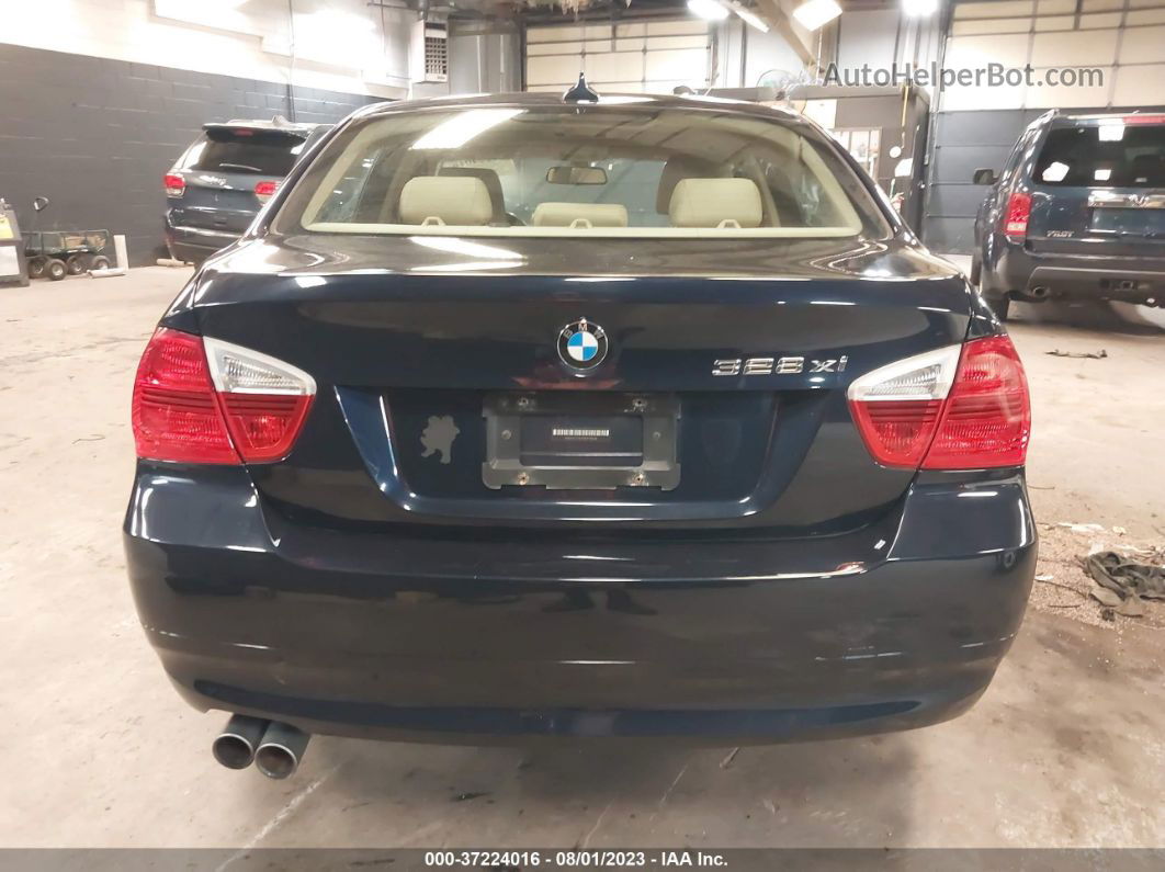 2008 Bmw 3 Series 328xi Blue vin: WBAVC735X8KP38348