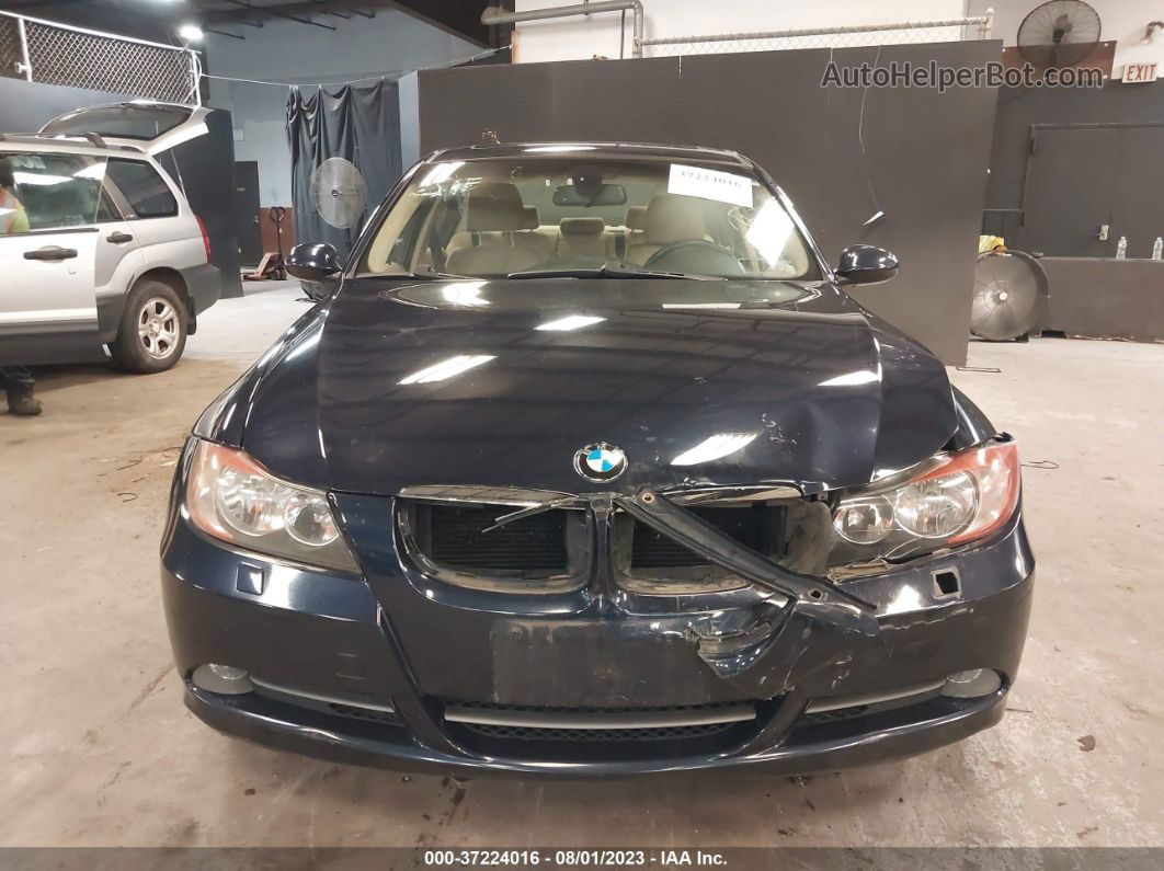 2008 Bmw 3 Series 328xi Синий vin: WBAVC735X8KP38348