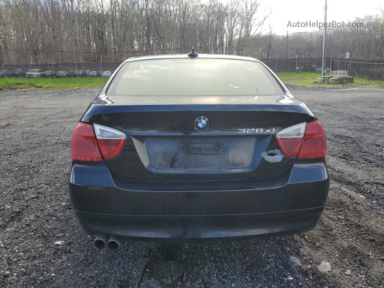 2008 Bmw 328 Xi Sulev Black vin: WBAVC735X8KX90238