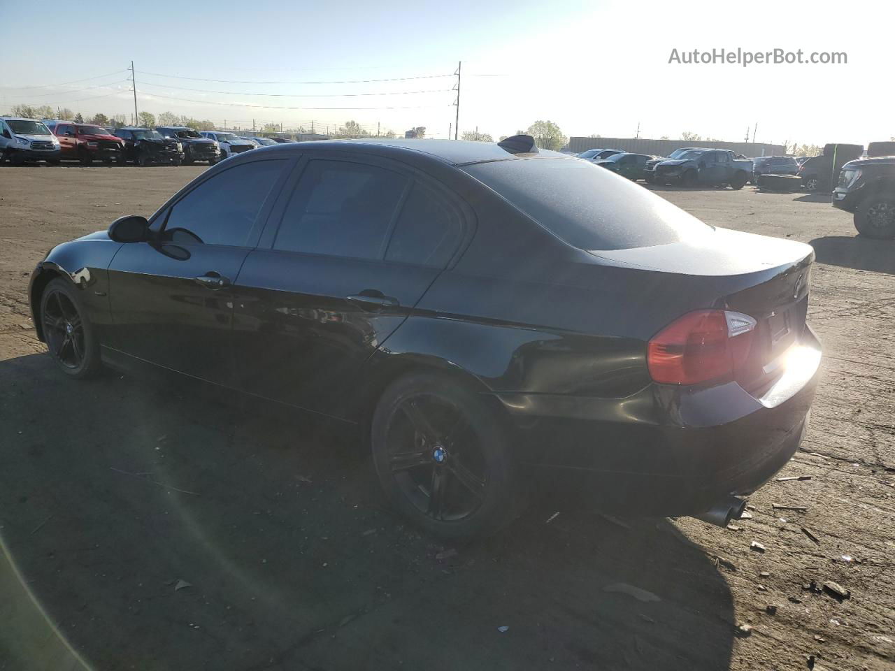 2008 Bmw 328 Xi Black vin: WBAVC93508K043274