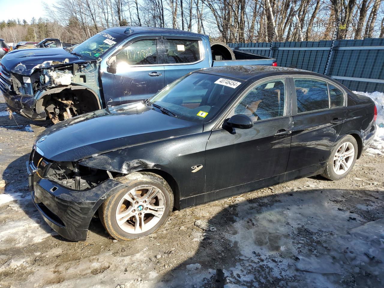 2008 Bmw 328 Xi Black vin: WBAVC93508K056476