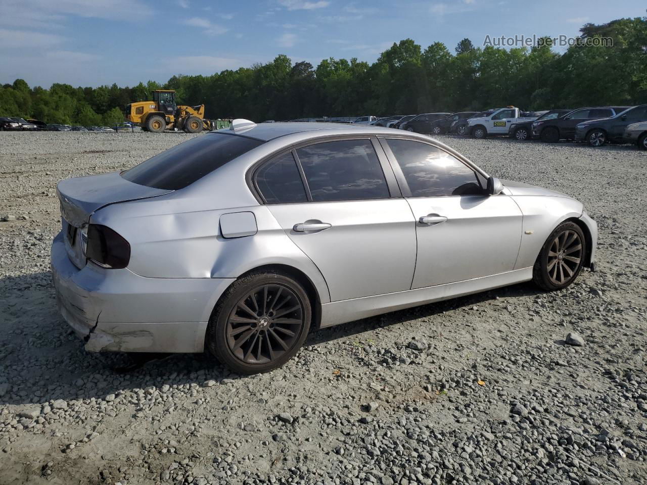 2008 Bmw 328 Xi Silver vin: WBAVC93518K040691