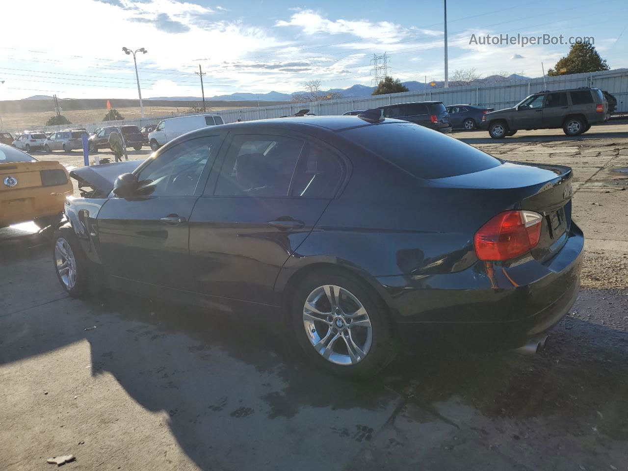 2008 Bmw 328 Xi Blue vin: WBAVC93518KZ72406