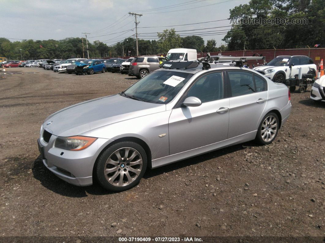 2008 Bmw 3 Series 328xi Silver vin: WBAVC93518KZ73040