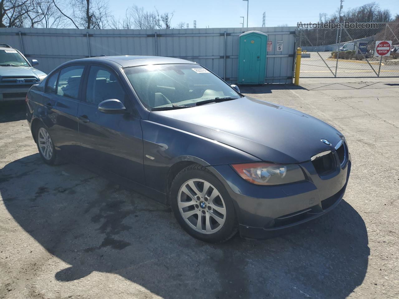 2008 Bmw 328 Xi Gray vin: WBAVC93528K035757