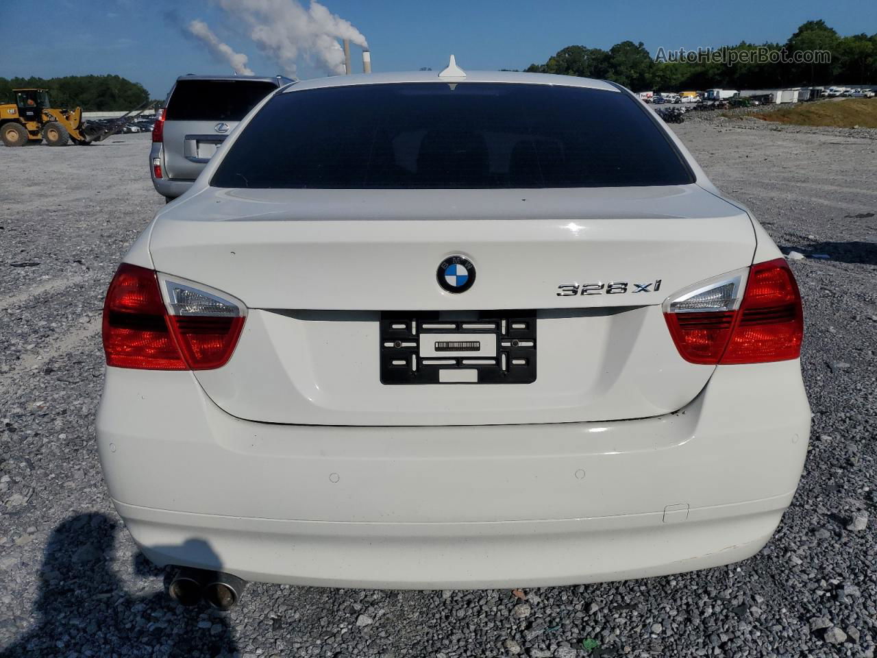 2008 Bmw 328 Xi White vin: WBAVC93538K042362