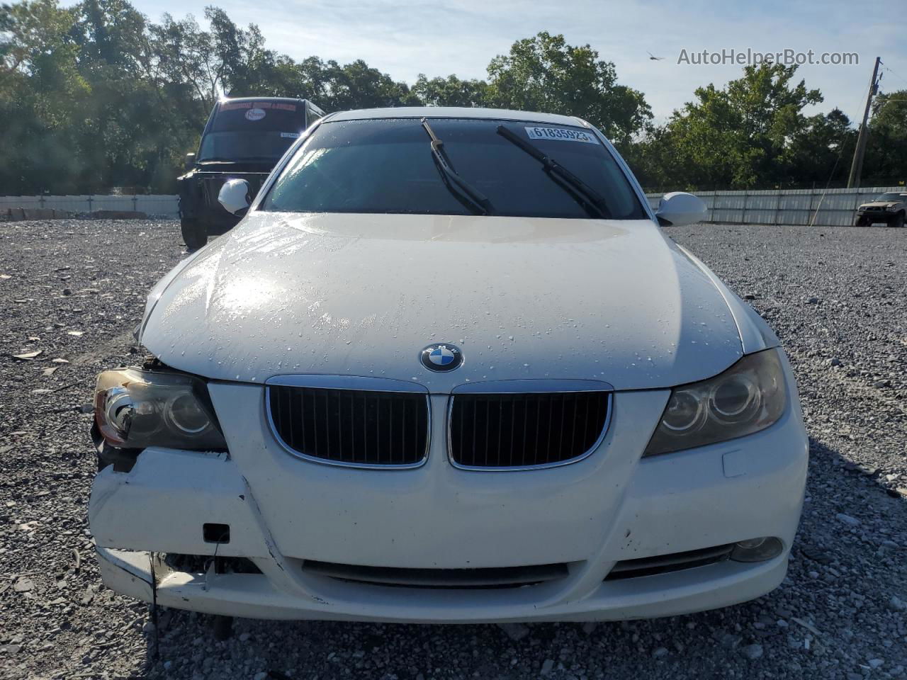 2008 Bmw 328 Xi White vin: WBAVC93538K042362