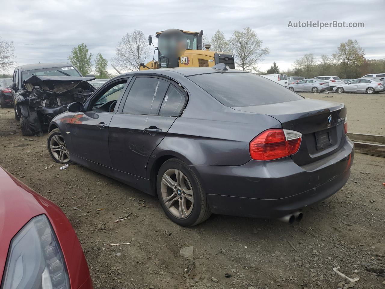 2008 Bmw 328 Xi Черный vin: WBAVC93558KZ72960