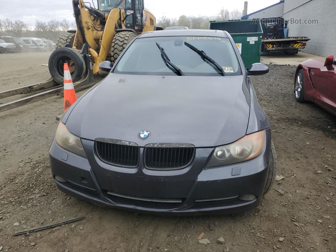 2008 Bmw 328 Xi Черный vin: WBAVC93558KZ72960