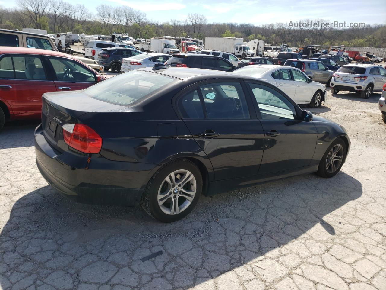 2008 Bmw 328 Xi Черный vin: WBAVC93578K040940