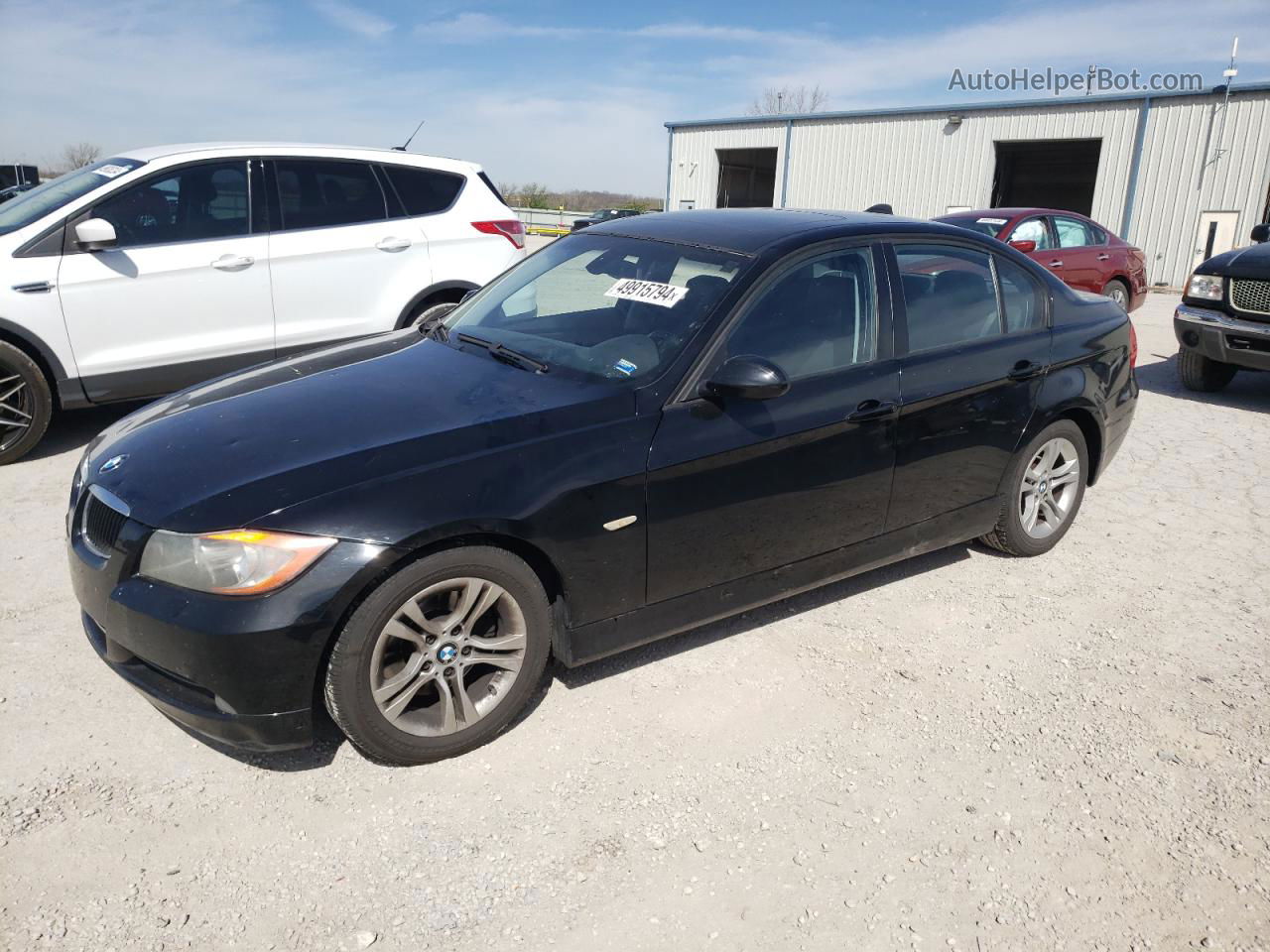 2008 Bmw 328 Xi Черный vin: WBAVC93578K040940