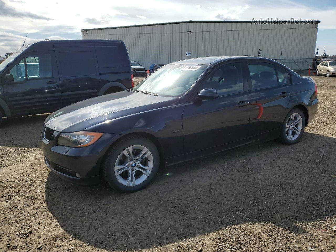 2008 Bmw 328 Xi Blue vin: WBAVC935X8K036428