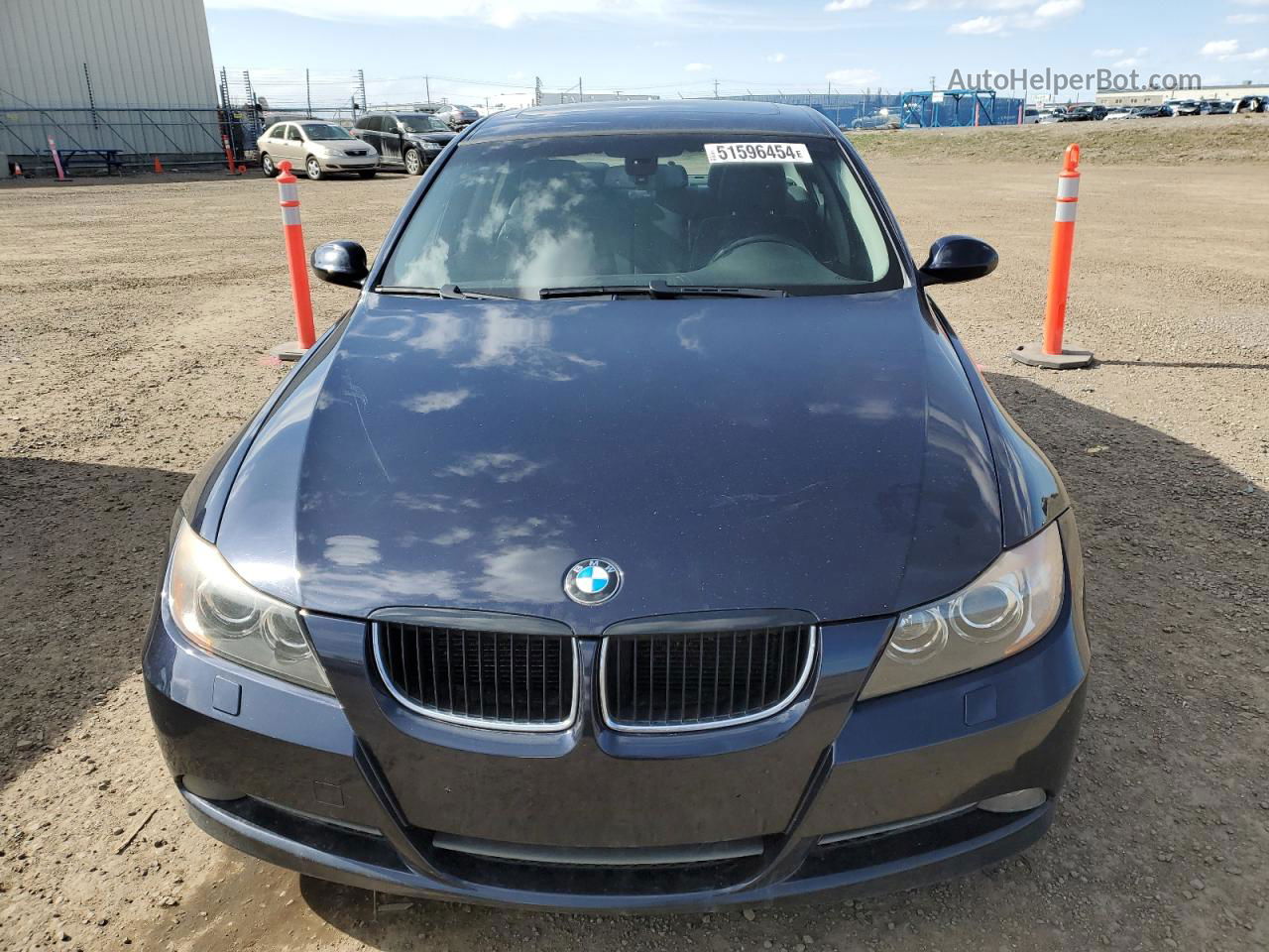 2008 Bmw 328 Xi Blue vin: WBAVC935X8K036428