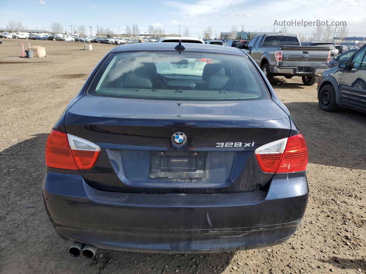 2008 Bmw 328 Xi Blue vin: WBAVC935X8K036428