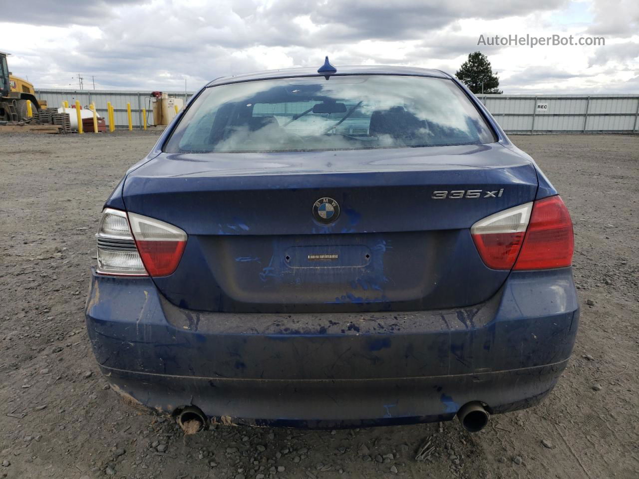 2008 Bmw 335 Xi Blue vin: WBAVD53508A253062