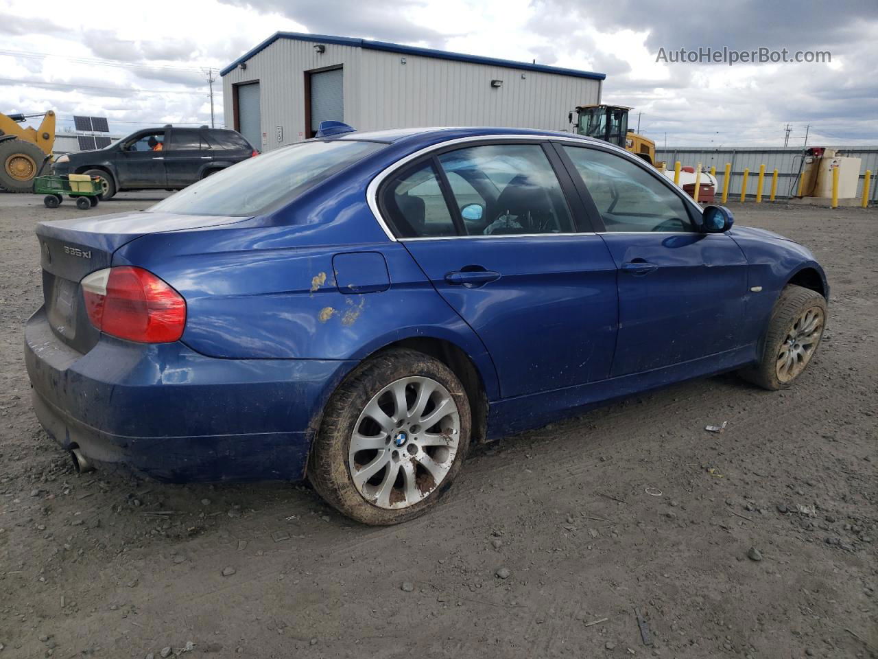 2008 Bmw 335 Xi Blue vin: WBAVD53508A253062