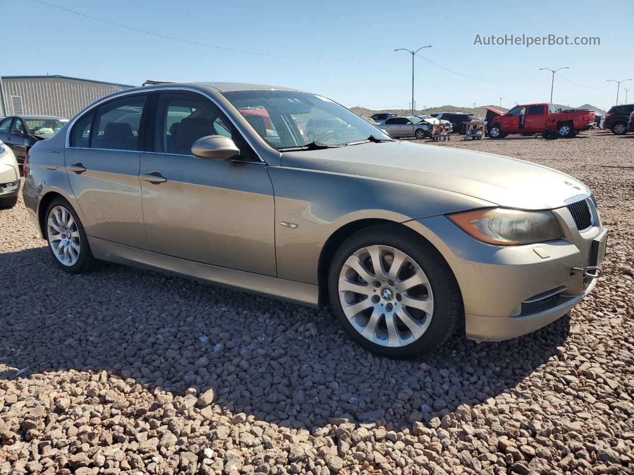 2008 Bmw 335 Xi Золотой vin: WBAVD53508A282710