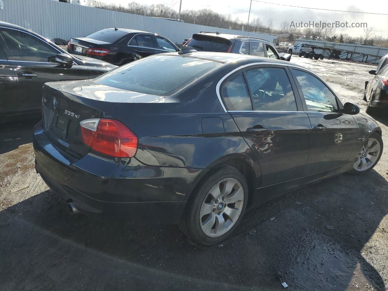 2008 Bmw 335 Xi Черный vin: WBAVD53508A283596